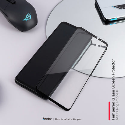 HODA Gaming Anti-Glare ( Matte ) Full Coverage Tempered Glass Screen Protector for ASUS ROG Phone 8 / 8 Pro - Forexengineer -Malaysia- 4711441977351
