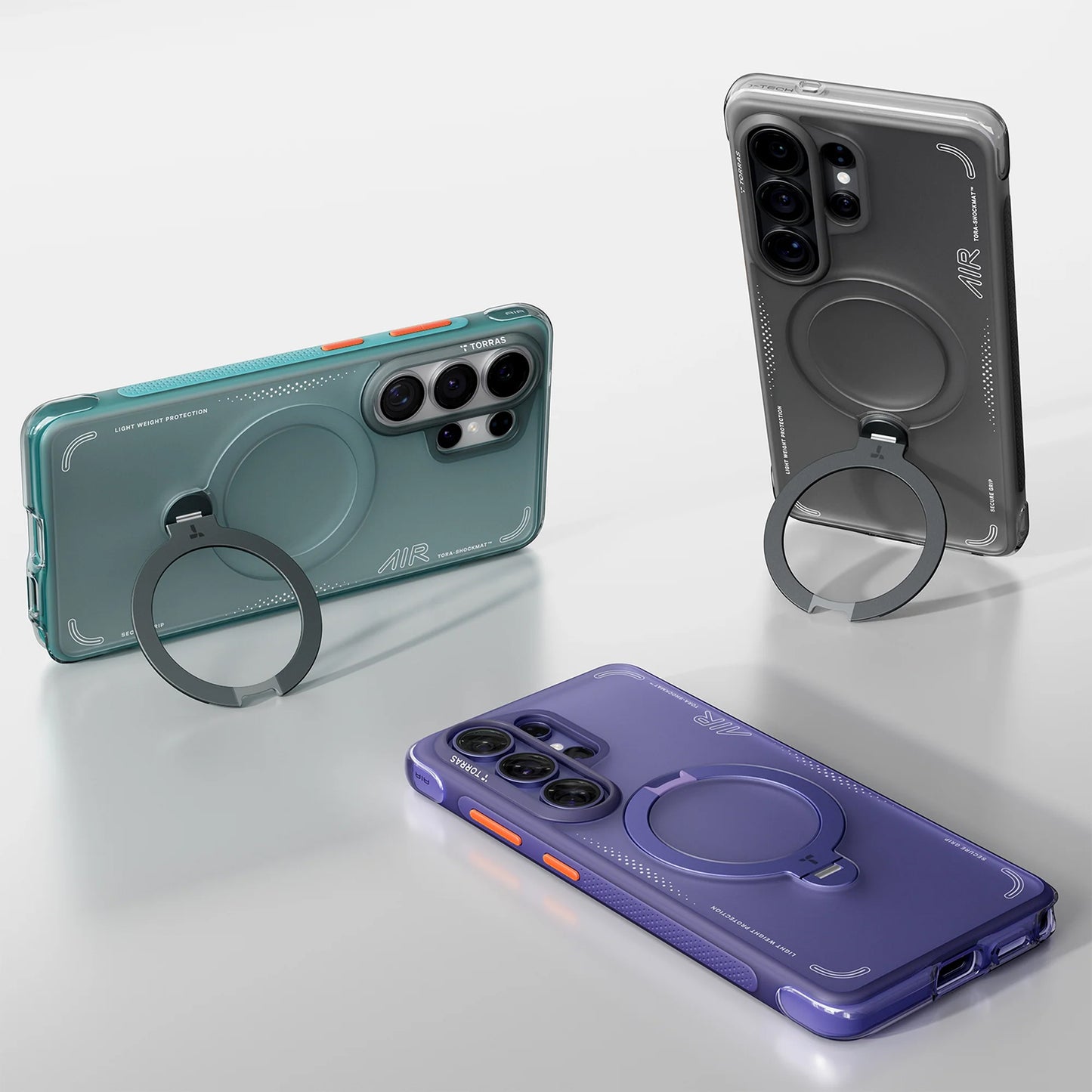 TORRAS Ostand Q3 Air Magnetic Case for Samsung Galaxy S26 Ultra - 360° Rotating Stand