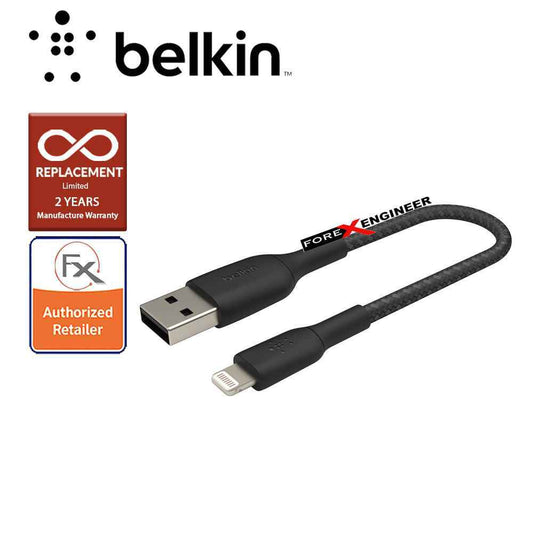 Belkin BOOST‚ÜëCHARGE‚Ñ¢ Braided Lightning to USB-A Cable 1M - Black (Barcode : 745883788729 ).