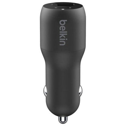 Belkin BOOST‚ÜëCHARGE‚Ñ¢ USB-C + USB-A Car Charger 32W - Black (Barcode: 745883816712 ) - Forexengineer-malaysia