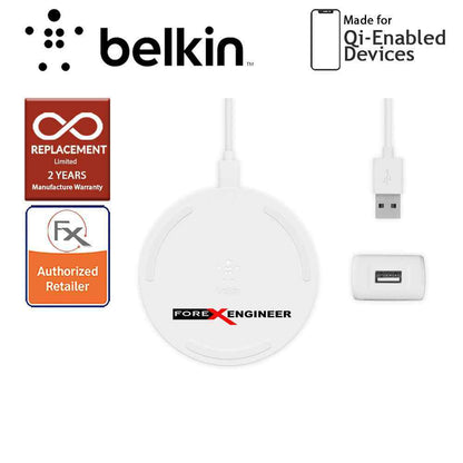 Belkin BOOST‚ÜëCHARGE‚Ñ¢ Wireless Charging Pad 15W - White (Barcode : 745883798599 ).