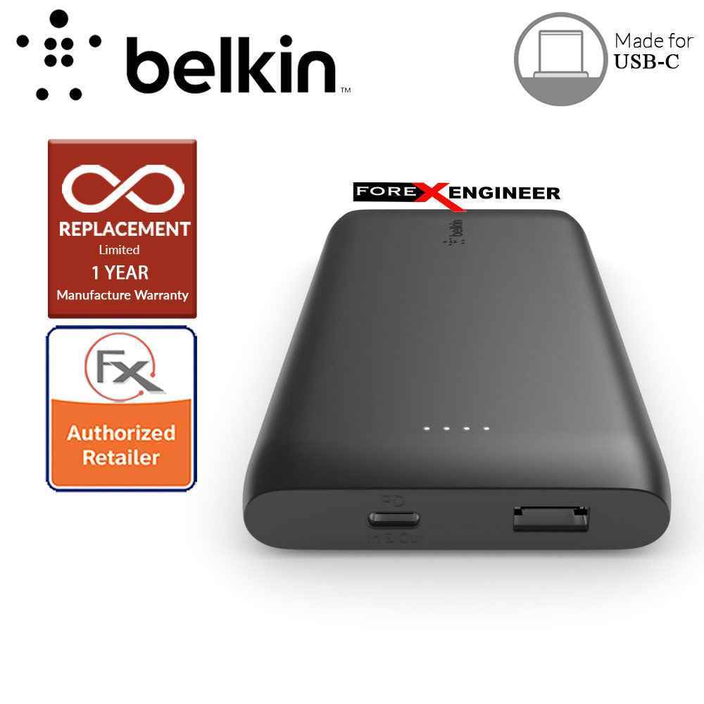 Belkin BOOST‚ÜëCHARGE‚Ñ¢ USB-C PD Power Bank 10K + USB-C Cable - Black ( Barcode : 745883797295 ).