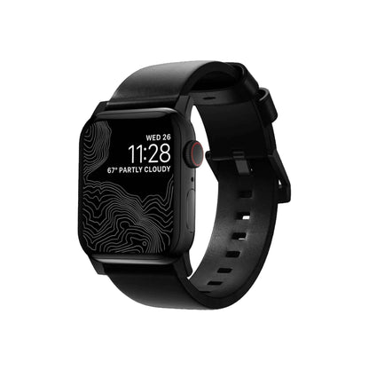Nomad Modern Horween Leather Band for Apple Watch 49mm / 45mm / 44mm / 42mm - Forexengineer-malaysia