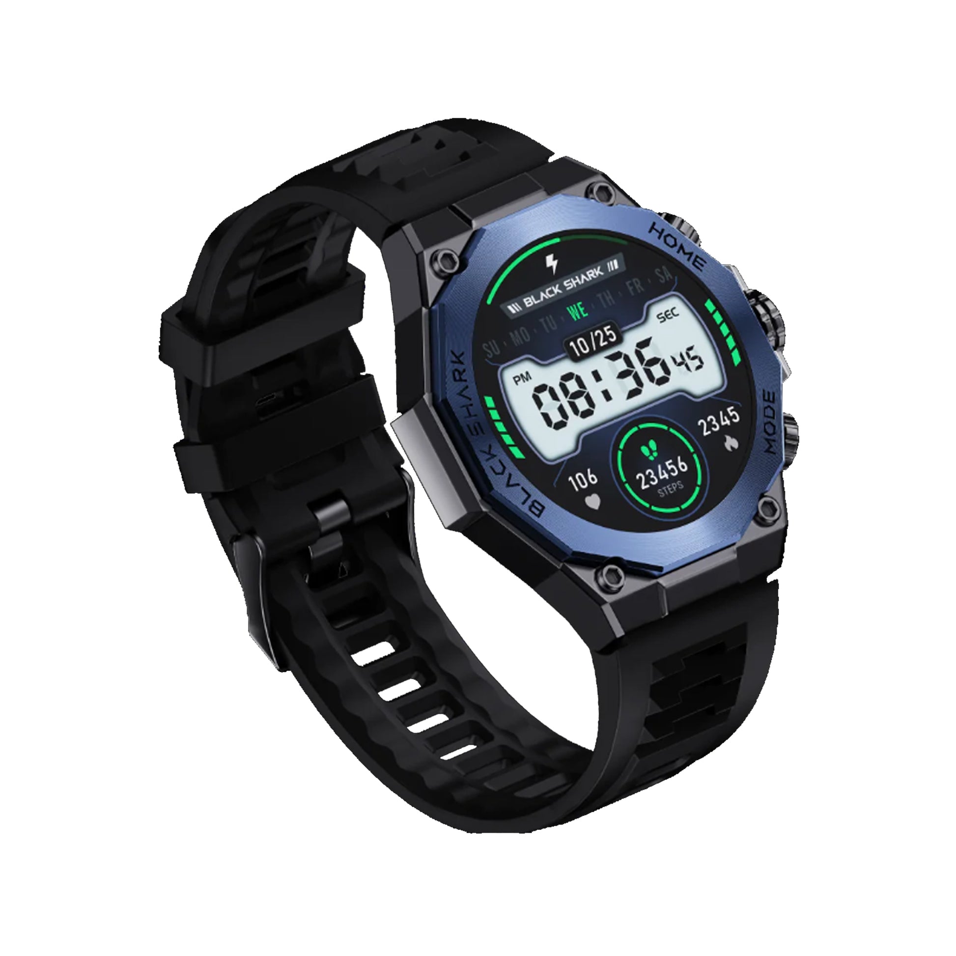 Black Shark S1 Pro Smartwatch 15 Days Battery Life , Build in AI Chatbot , Heatlh Monitoring & Bluetooth Call - Forexengineer -Malaysia- 6974521492191-6974521492207