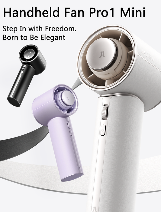 JisuLife PRO1 MINI Handheld Fan 4250mAh 30H Runtime with Magnetic Aroma Pad