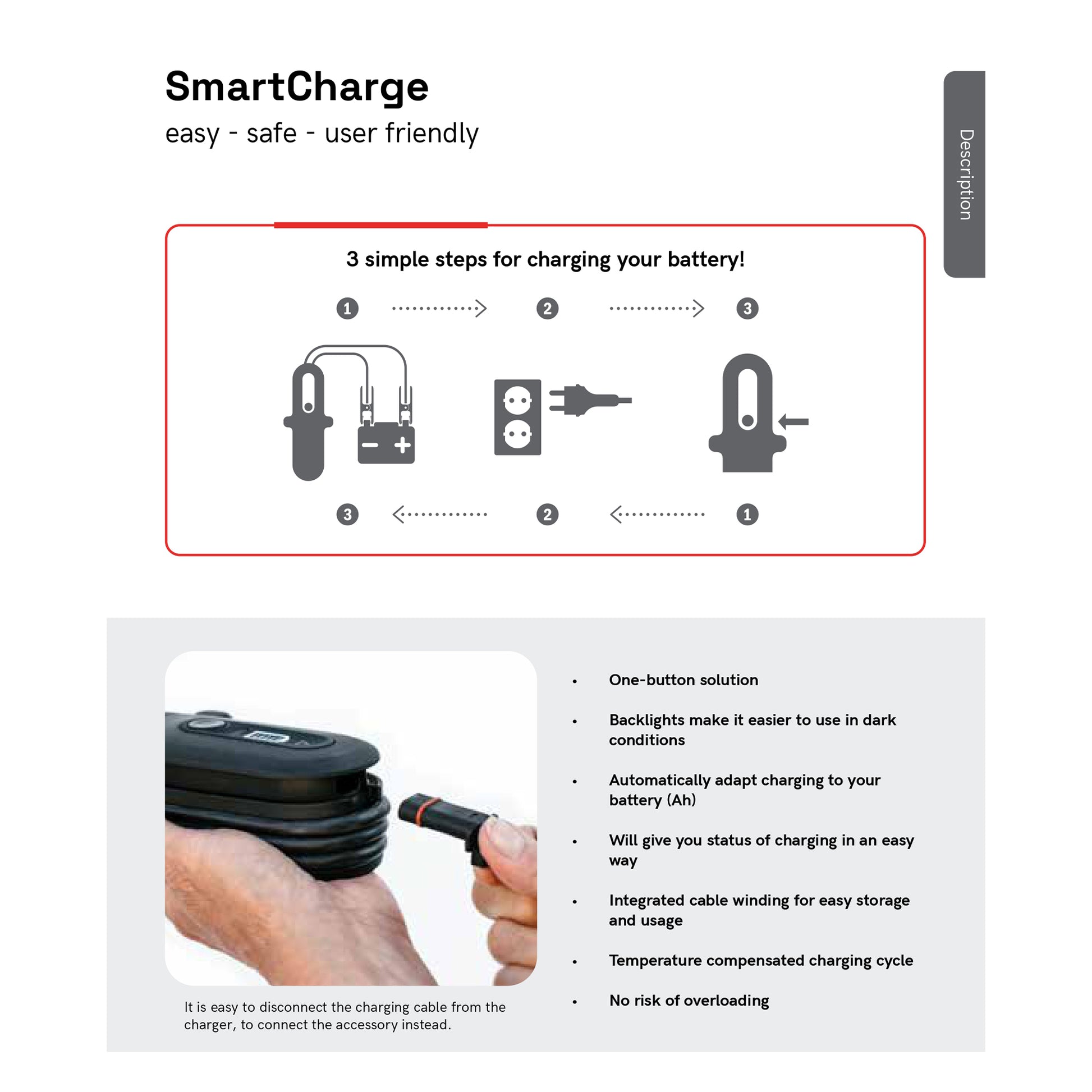 Defa Smart Charger 6A Li - Car Battery Charger for Lithium and Lead Acid Battery - Forexengineer -Malaysia- 7042287175302