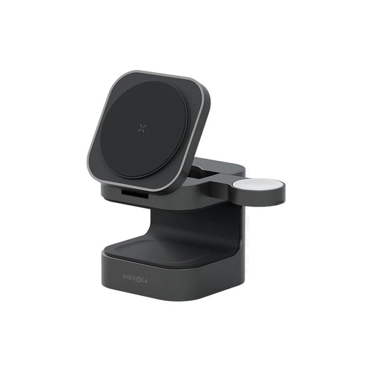 ENERGEA MagCube Qi2 Certified 3-in-1 Wireless Charger Fast Charger Magnetic - Forexengineer -Malaysia- 8885020101218