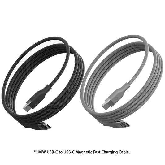 Energea Helix 100W USB-C to USB-C Magnetic Fast Charging Cable 1.5m - Forexengineer -Malaysia