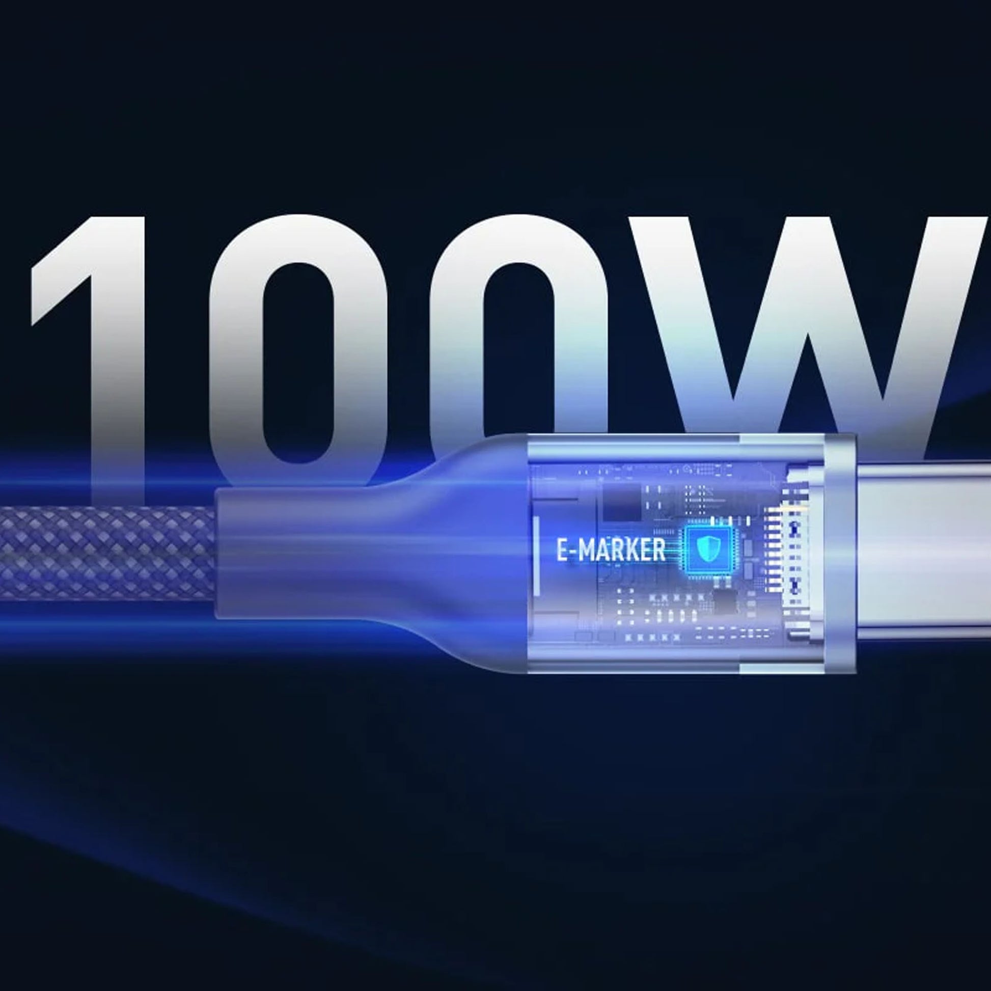 Energea Helix 100W USB-C to USB-C Magnetic Fast Charging Cable 1.5m - Forexengineer -Malaysia