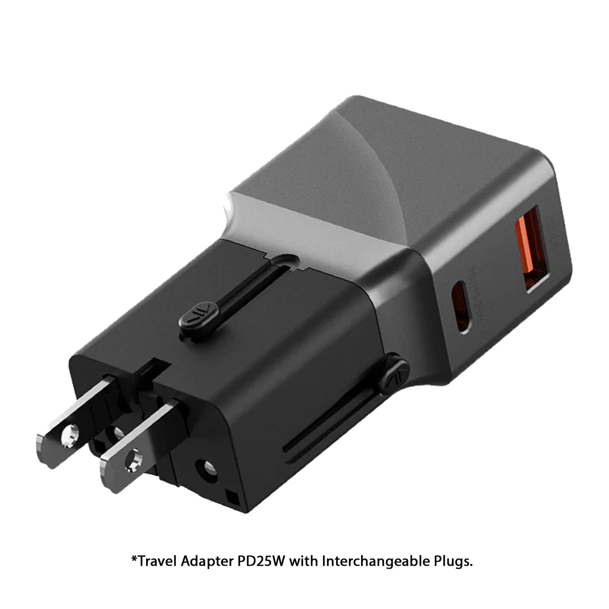 Energea TravelWorld Adapter 25 - Travel Adapter PD25W with Interchangeable Plugs - Forexengineer -Malaysia