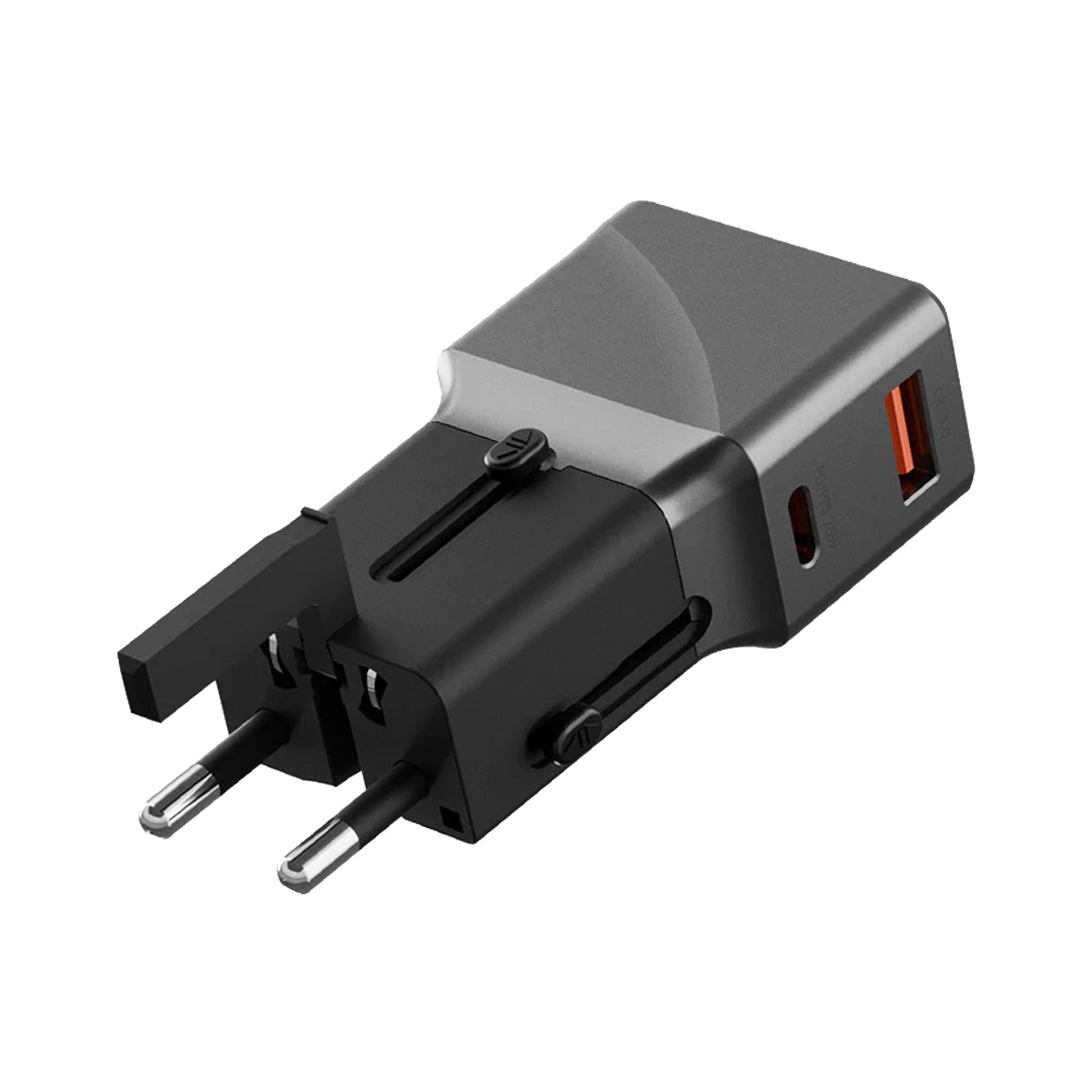 Energea TravelWorld Adapter 25 - Travel Adapter PD25W with Interchangeable Plugs - Forexengineer -Malaysia