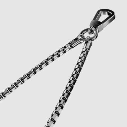 MAGEASY Metal Chain Wrist Strap 4.5mm + Strap Card Phone Lanyard