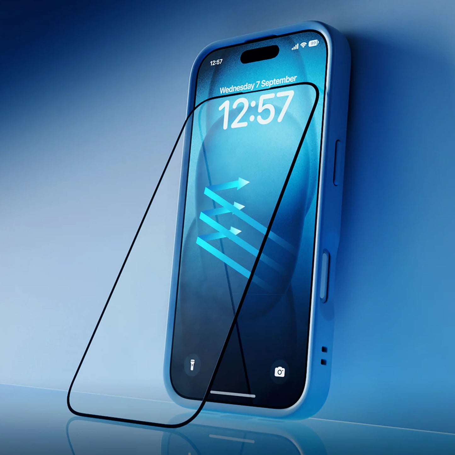 Rhinoshield 9H Tempered Glass Screen Protector for iPhone 17 Pro Max / 17 Pro / 17 / Air / 16 Pro Max / 16 Pro - Transparent & Anti Blue Light