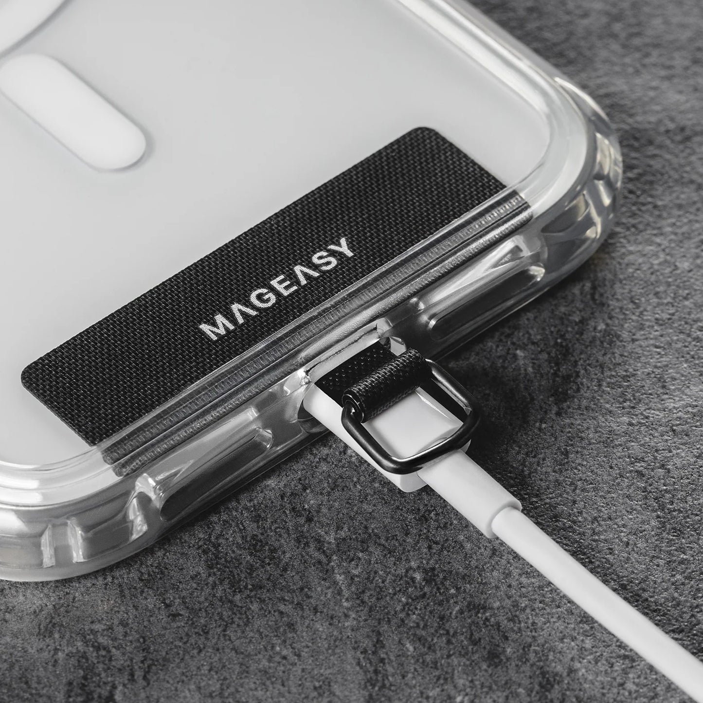 MAGEASY Metal Chain Strap + Strap Card Phone Lanyard