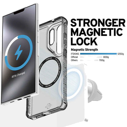 ITSKINS HYBRID R // CLEAR with MagSafe for Samsung Galaxy S26 Ultra Drop Protection up to 4m