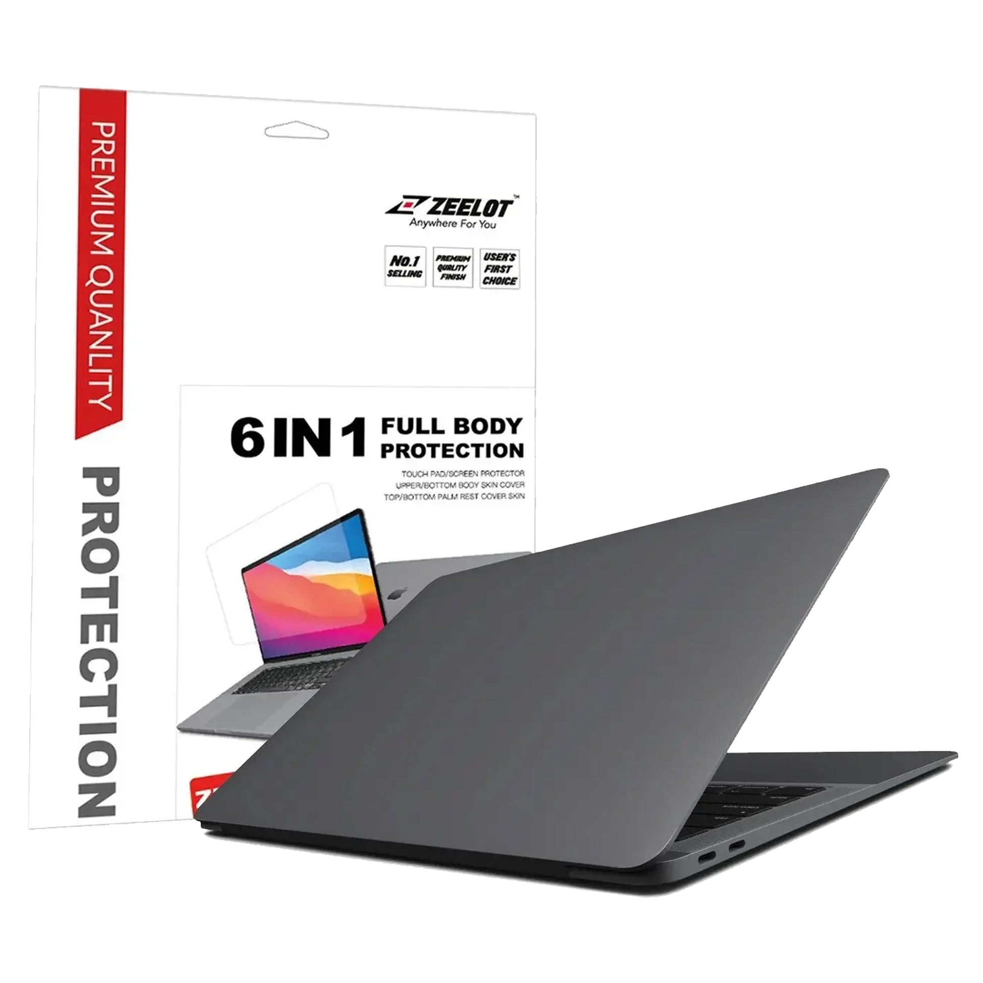 Zeelot Body Guard 6 In 1 Full Body Guard for MacBook Air M1 ( 2020 ) - Forexengineer -Malaysia- 4891011512974-4891011512950-4891011512967