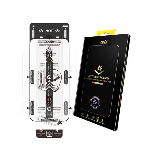 Hoda Anti-Reflection Full Coverage Tempered Glass Screen Protector for iPhone 16e / 14 / 13 Series - Forexengineer -Malaysia- 4711103546192-4711103546185-4711103546178-4711103546161