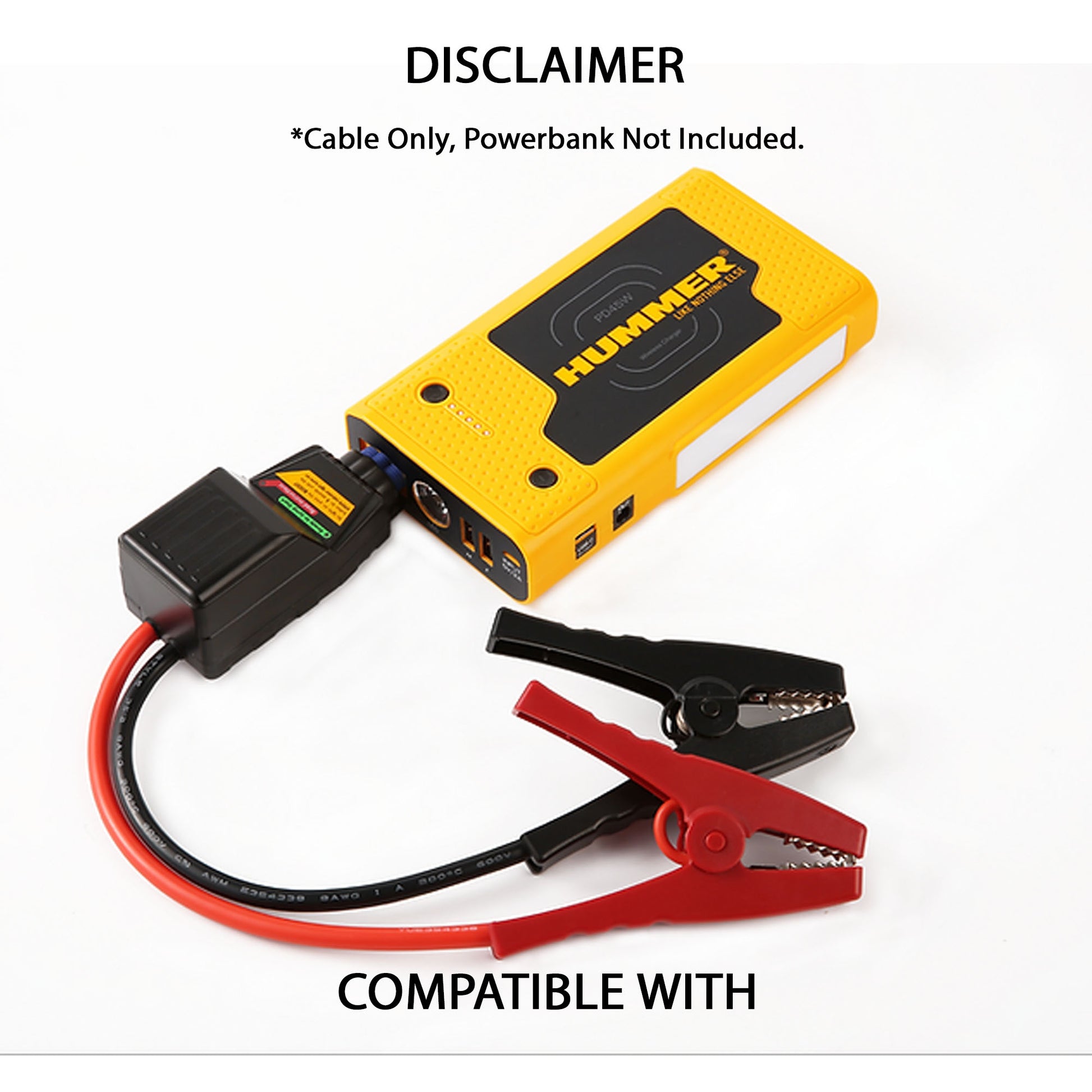 Hummer Cable for HX PRO, HX & H3T Jump Starter Cable - Forexengineer -Malaysia