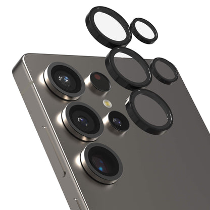 InvisibleShield Glass Elite Anti-Reflective Camera Rings Lens Protector for Samsung Galaxy S25 Series - Black - Forexengineer -Malaysia
