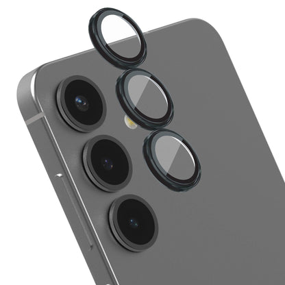 InvisibleShield Glass Elite Anti-Reflective Camera Rings Lens Protector for Samsung Galaxy S25 Series - Black - Forexengineer -Malaysia