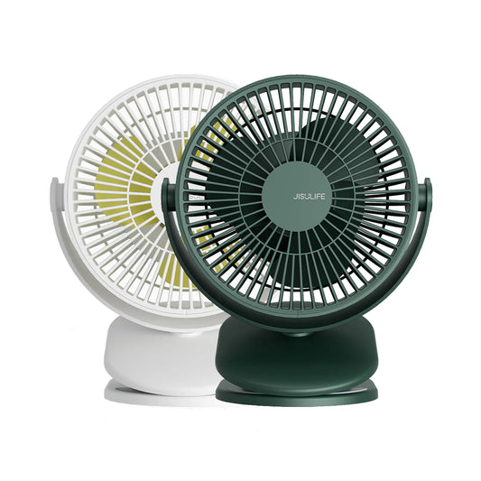 JisuLife Clip Fan Life1 FA18S 4000mAh Battery 4 Speed Fan Up to 14 Hours Cool - Forexengineer -Malaysia- 6975061532132-6975061532163