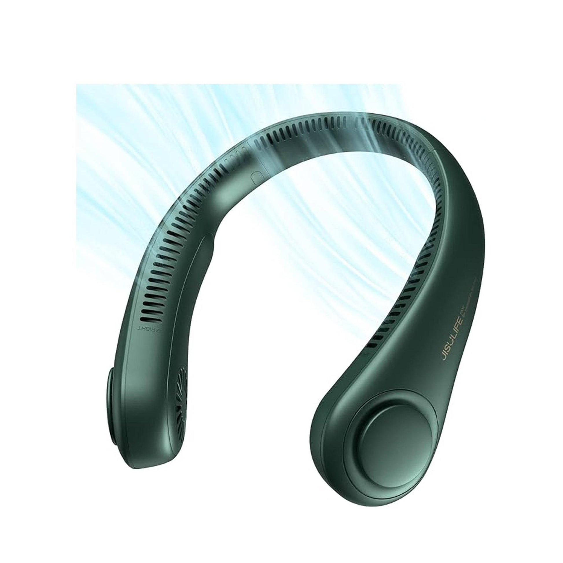 JisuLife FA14 Portable Neck Fan FA14 Bladeless Neck Cooler 5 Speeds 4000 mAh Battery - Forexengineer -Malaysia