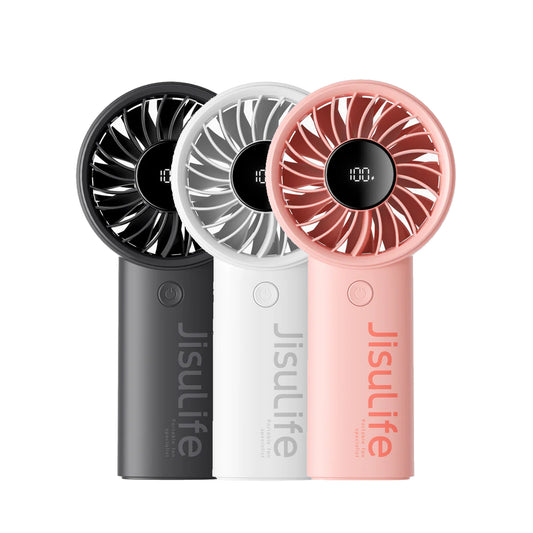 JisuLife Handheld Hand Fan Life4 5000mAh / 3600mAh Rechargeable 5 Speeds Control - Forexengineer -Malaysia- 6975061532880-6975061532859-6975061532873-6975061532842-6975061532866-6975061532835