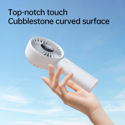 JisuLife Handheld Hand Fan Life4 5000mAh / 3600mAh Rechargeable 5 Speeds Control - Forexengineer -Malaysia