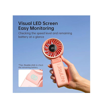JisuLife Life7-50 / Life7-36 Handheld Hand Fan Life7 5000mAh / 3600mAh Rechargeable 5 Speeds Control - Forexengineer -Malaysia