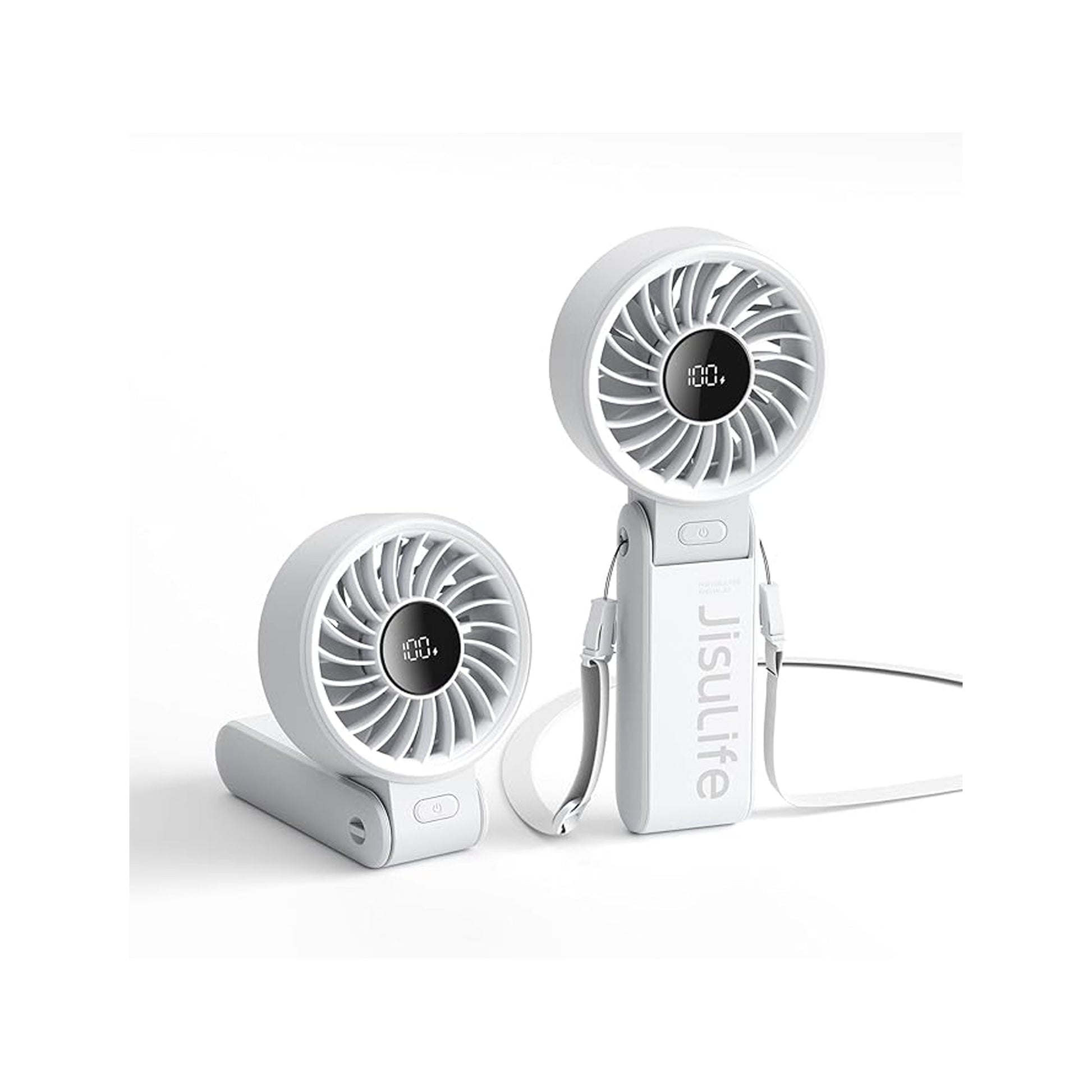 JisuLife Life7-50 / Life7-36 Handheld Hand Fan Life7 5000mAh / 3600mAh Rechargeable 5 Speeds Control - Forexengineer -Malaysia