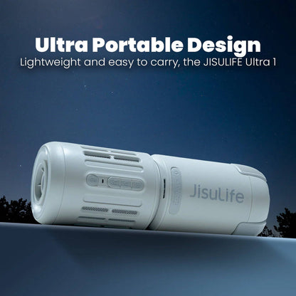 JisuLife Outdoor Fan Ultra 1 - 10 Adjustable Speeds 13,500mAh Battery with Flashlight and Emergency Powerbank - Forexengineer -Malaysia