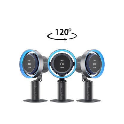 Jisulife Table Fan Pro3 ( 8000mAh ) Portable Bladeless Fan H11 Level Air Filtration 100 Wind Speed - Forexengineer -Malaysia