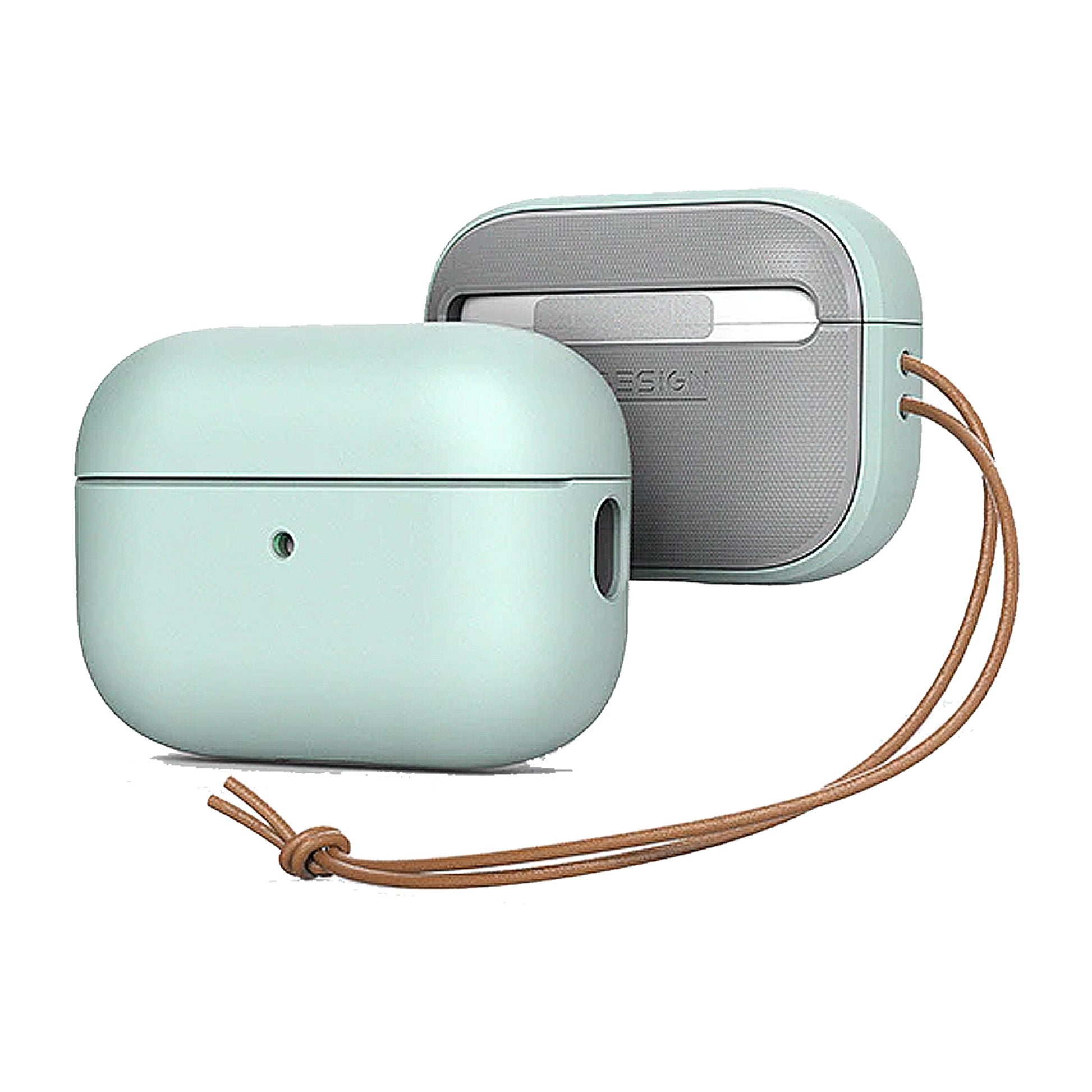 VRS Design Modern Case for AirPods Pro 2  / AirPods Pro - Genuine Leather Strap Included - Forexengineer -Malaysia- 8809872462778-8809872462754-8809872462761