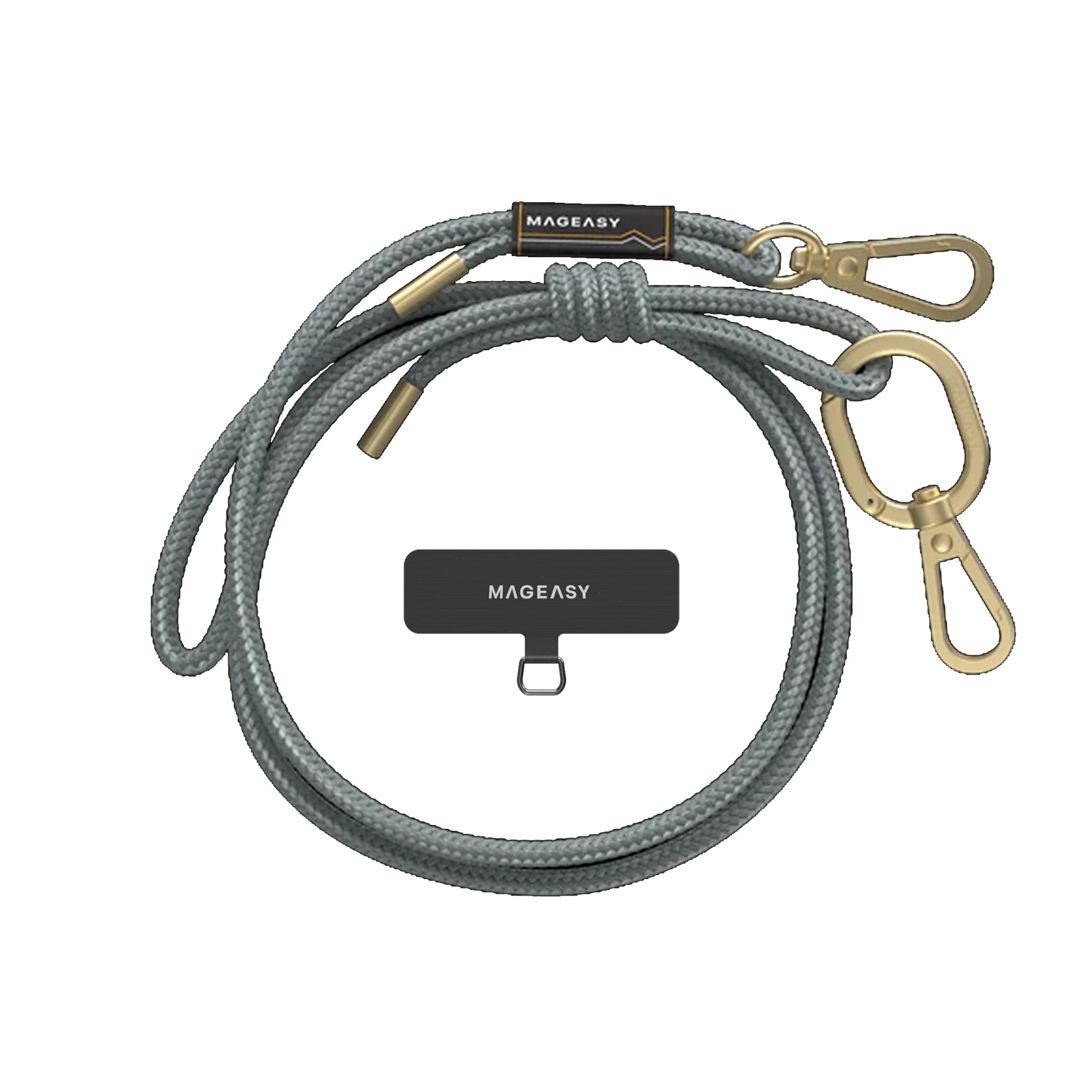 MAGEASY 6mm Rope Strap + Strap Card - Phone Lanyard Adjustable Length - Forexengineer -Malaysia- 4895241114809-4895241114816-4895241114823-4895241114830-4895241114847-4895241114854-4895241114861-4895241114878-4895241114885