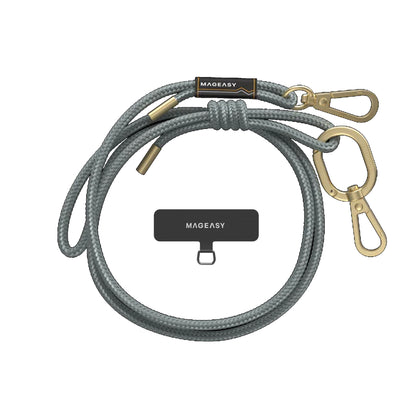 MAGEASY 6mm Rope Strap + Strap Card - Phone Lanyard Adjustable Length - Forexengineer -Malaysia- 4895241114809-4895241114816-4895241114823-4895241114830-4895241114847-4895241114854-4895241114861-4895241114878-4895241114885