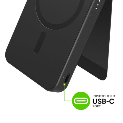 Mophie Snap+ Powerstation Mini with Stand - 5000mah Powerbank Magsafe and Qi2 Compatible - Forexengineer -Malaysia