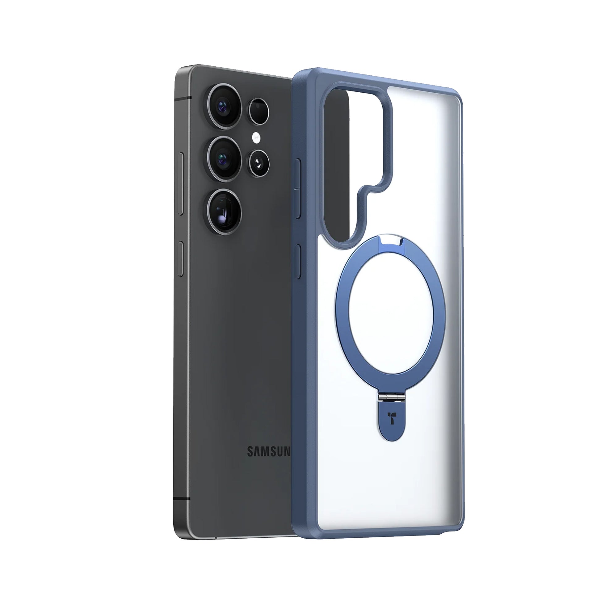 TORRAS Guardian Ostand Strong Magnetic Case for Samsung Galaxy S25 Ultra - 4x Military Shockproof Protection - Forexengineer -Malaysia- 6938075650506-6938075638221-6938075686772