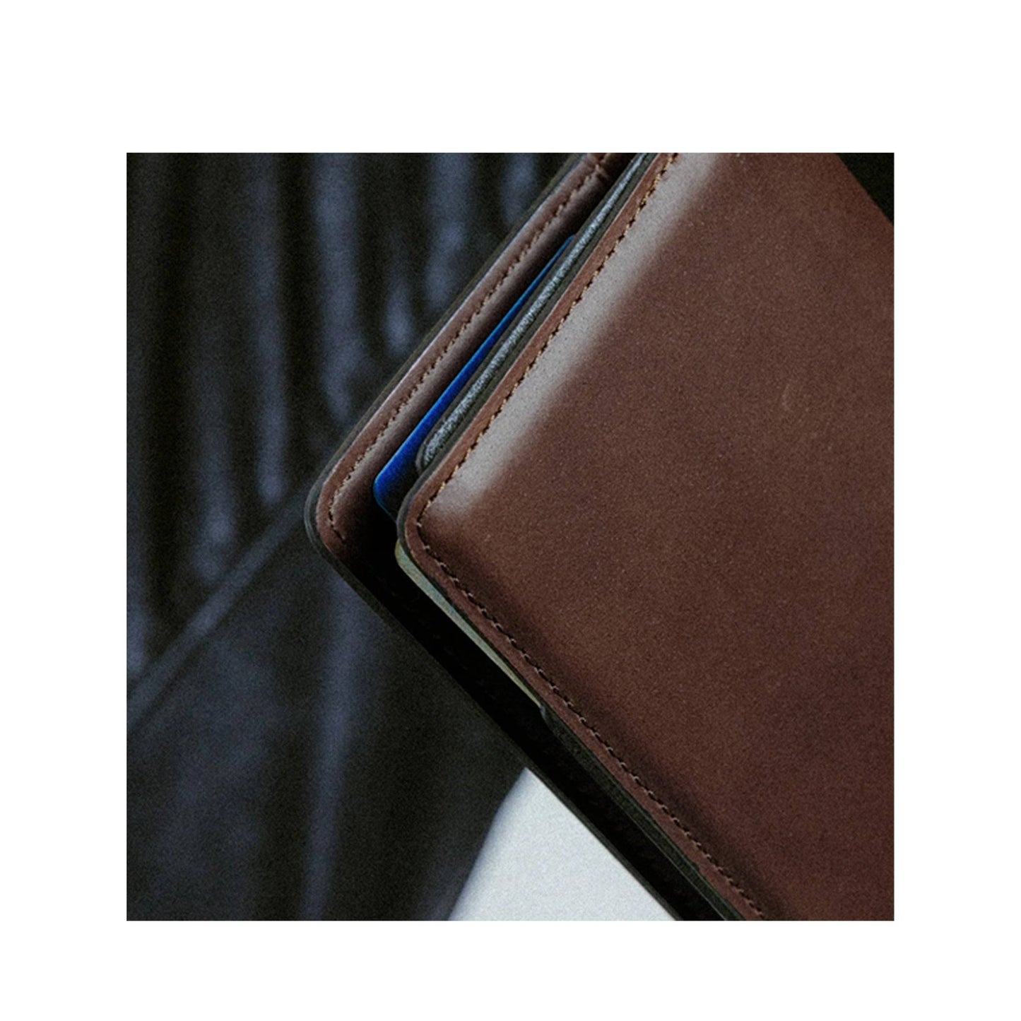 NOMAD Passport Wallet Horween Leather - 4 Card Slots and 3 Larger Compartments - Forexengineer -Malaysia