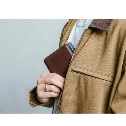 NOMAD Passport Wallet Horween Leather - 4 Card Slots and 3 Larger Compartments - Forexengineer -Malaysia