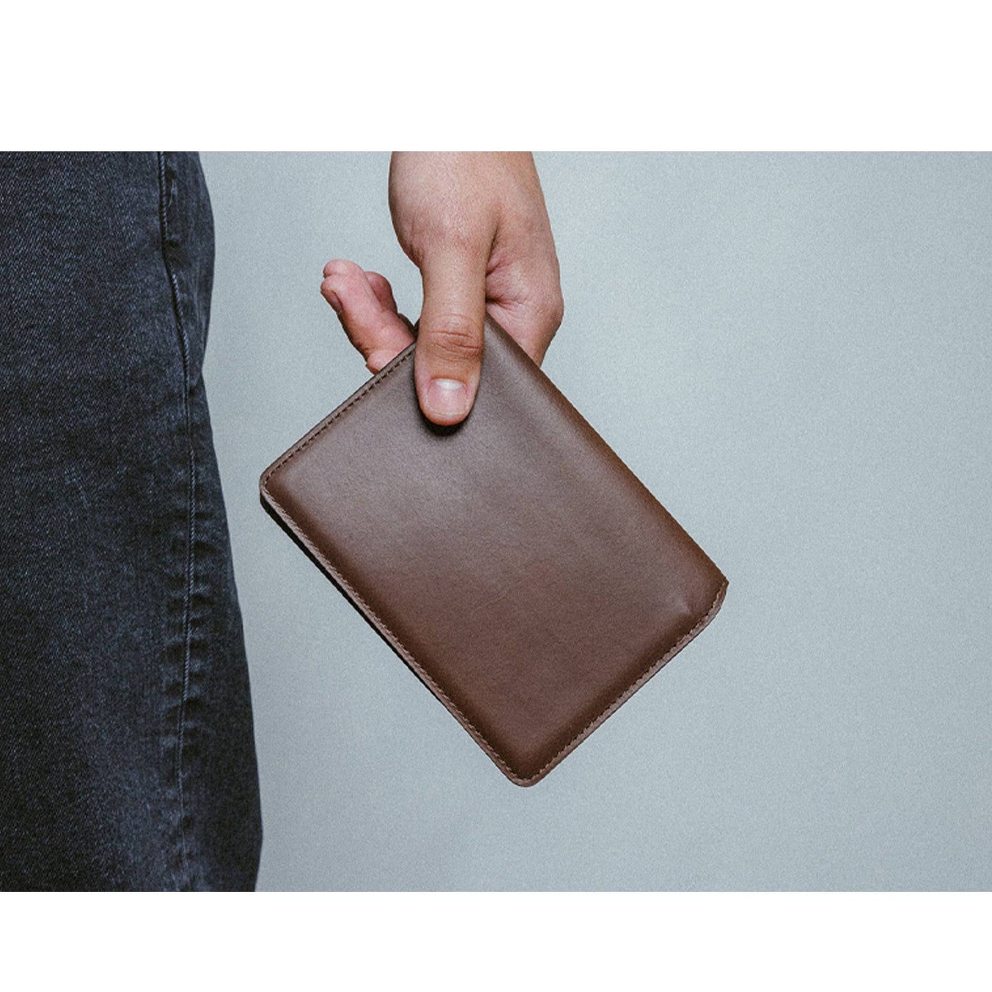 NOMAD Passport Wallet Horween Leather - 4 Card Slots and 3 Larger Compartments - Forexengineer -Malaysia