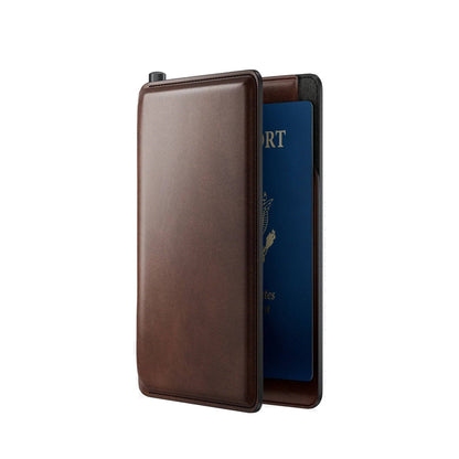 NOMAD Passport Wallet Pen Edition Horween Leather - 4 Card Slots and 3 Larger Compartments - Forexengineer -Malaysia