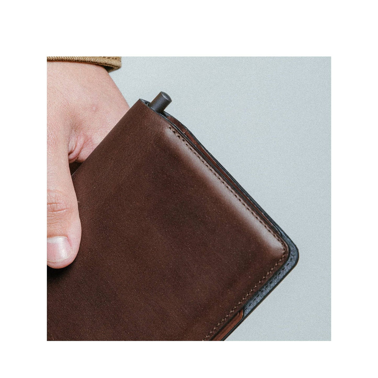 NOMAD Passport Wallet Pen Edition Horween Leather - 4 Card Slots and 3 Larger Compartments - Forexengineer -Malaysia