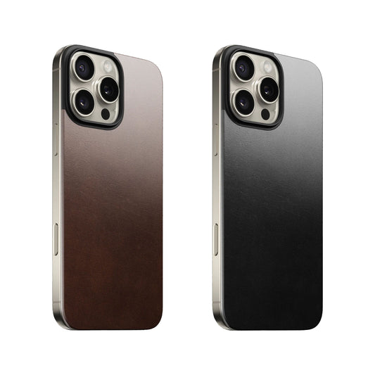 Nomad Magnetic Horween Leather Back for iPhone 16 Pro Max - MagSafe Compatible - Forexengineer -Malaysia- 856500013619-856500013633