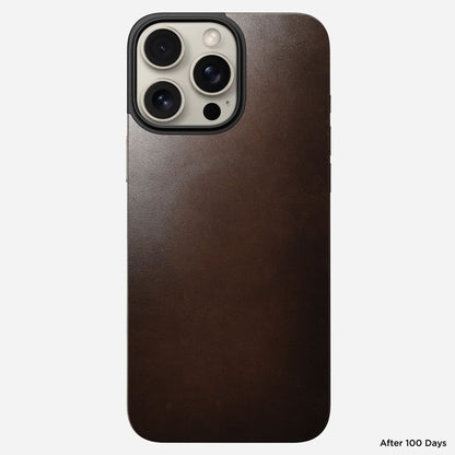 Nomad Magnetic Horween Leather Back for iPhone 16 Pro Max - MagSafe Compatible - Forexengineer -Malaysia