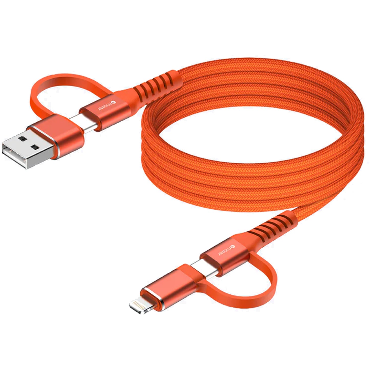 Mazer Infinite LINK Cobra 4-in-1 USB-C / USB-A / Lightning Magnetic Cable 1M / 2M