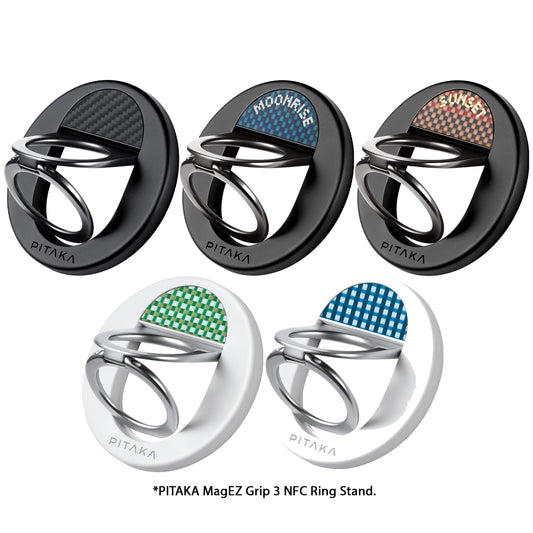 PITAKA MagEZ Grip 3 NFC Ring Stand Aramid Fiber - Forexengineer -Malaysia- 749355416943-749355416950-749355416974-749355416967-749355416981