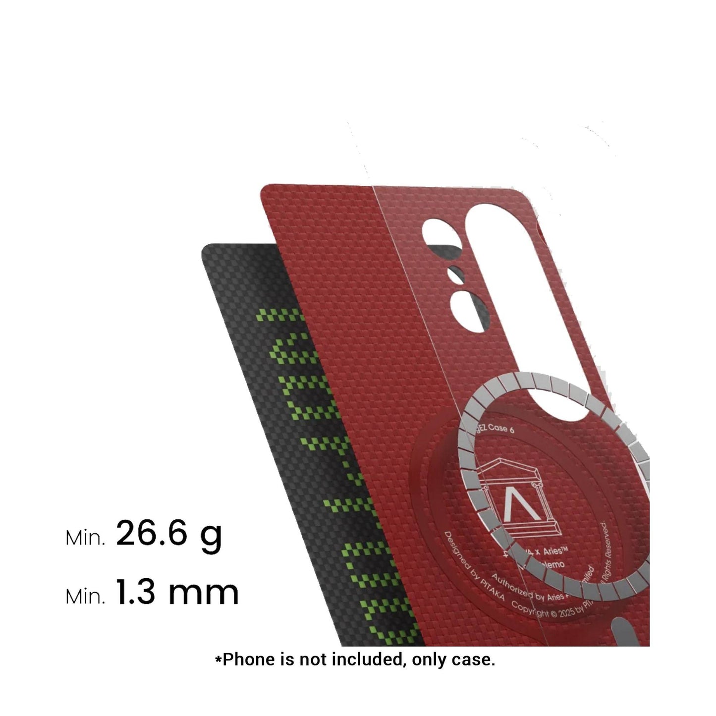 PITAKA Tactile Woven Aries Collaborative Luminous Case for Samsung Galaxy S25 Ultra - NoProblemo - Forexengineer -Malaysia