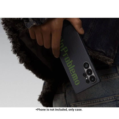 PITAKA Tactile Woven Aries Collaborative Luminous Case for Samsung Galaxy S25 Ultra - NoProblemo - Forexengineer -Malaysia