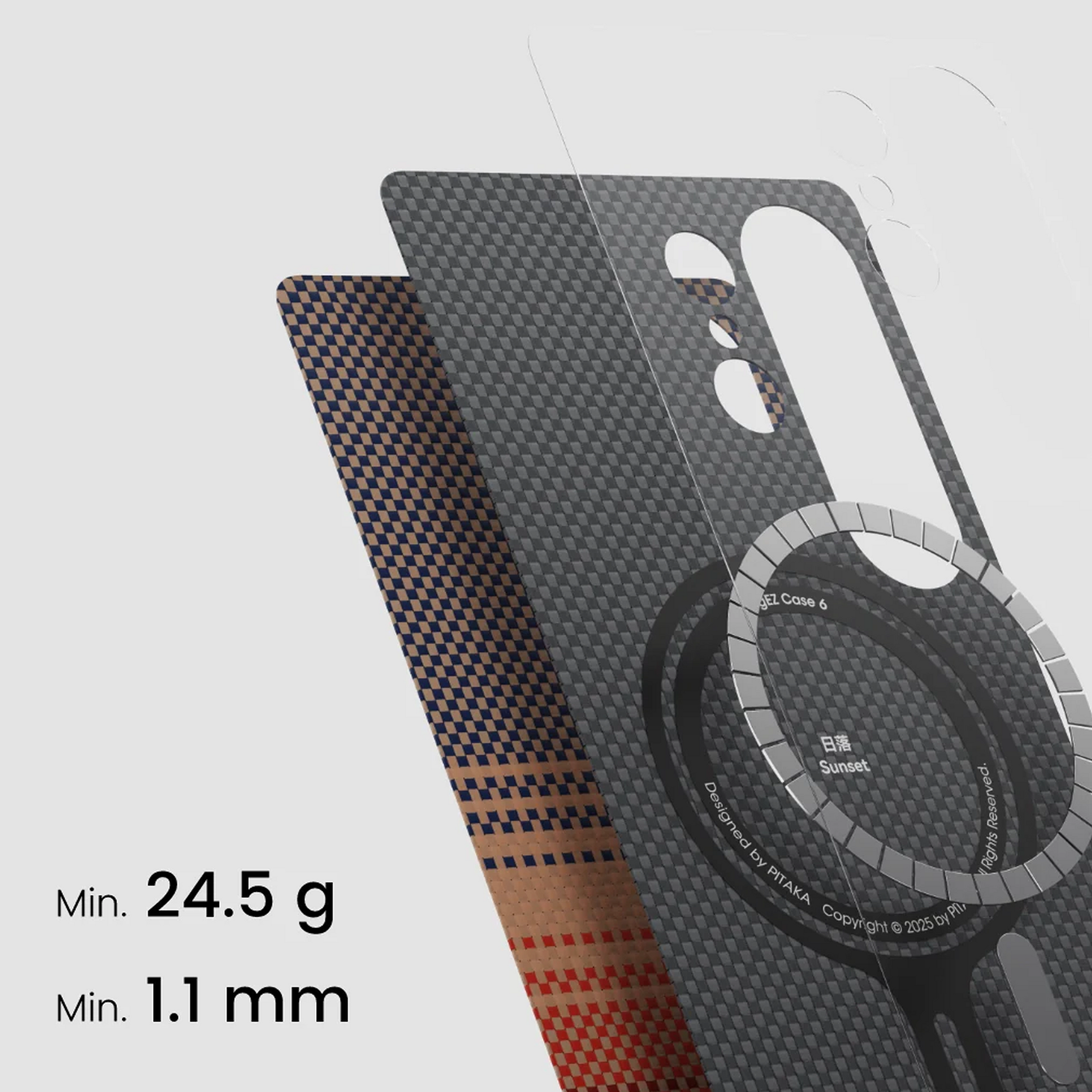 PITAKA Tactile Woven Case for Samsung Galaxy S25 Series - Magnetic Case with Unique Woven Textures - Forexengineer -Malaysia