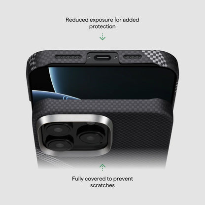 PITAKA Tactile Woven Case for iPhone 16 Series Re-TROS Collaborative - Magsafe Compatible  - Refining - Forexengineer -Malaysia